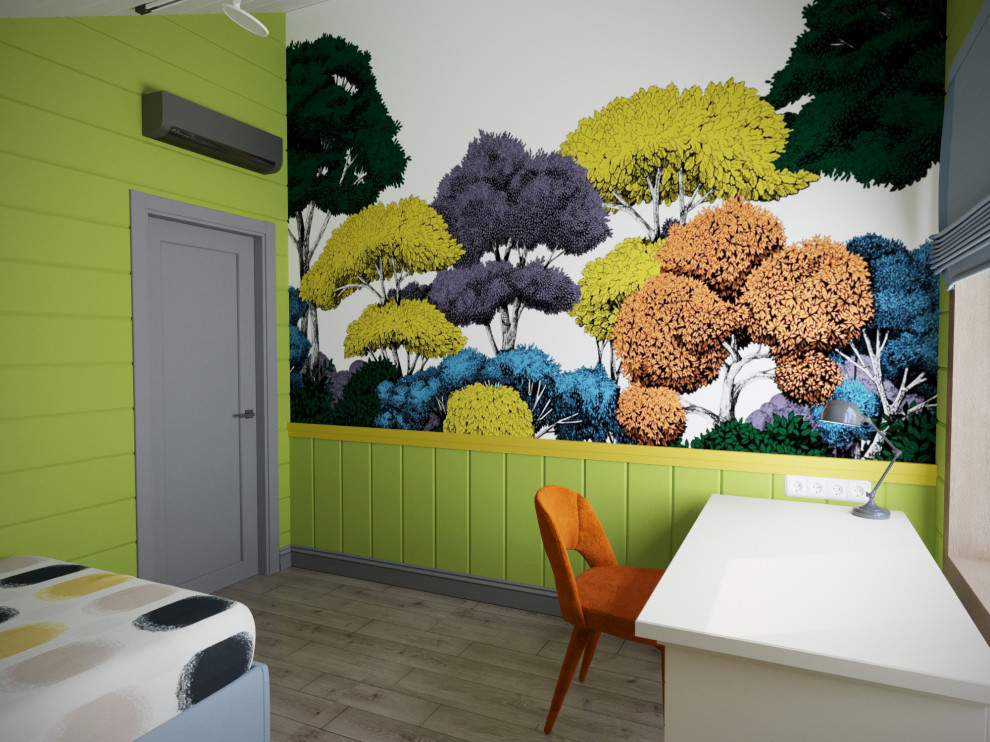 Яркая детская с санузлом