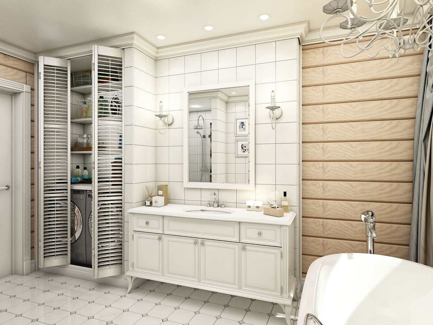 Брусчатый дом