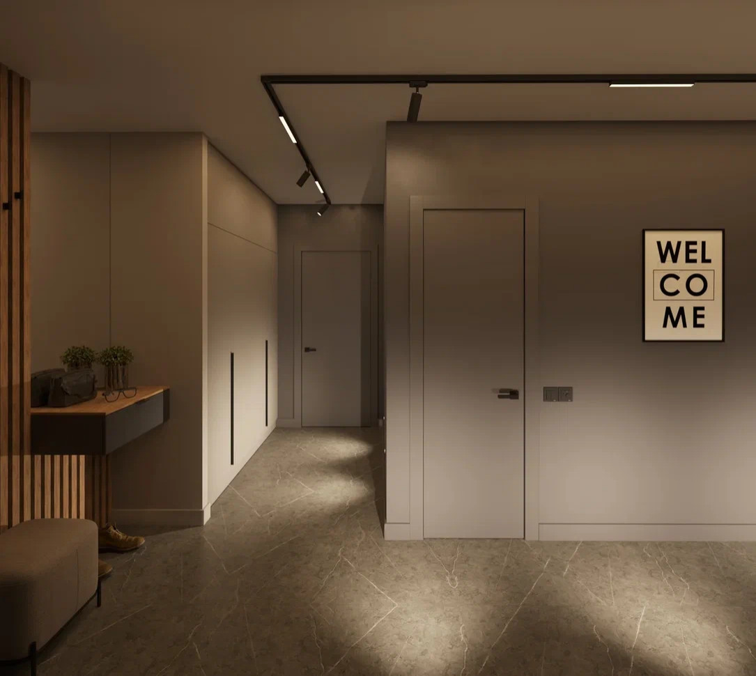 Дизайн-проект квартиры для молодого с человека