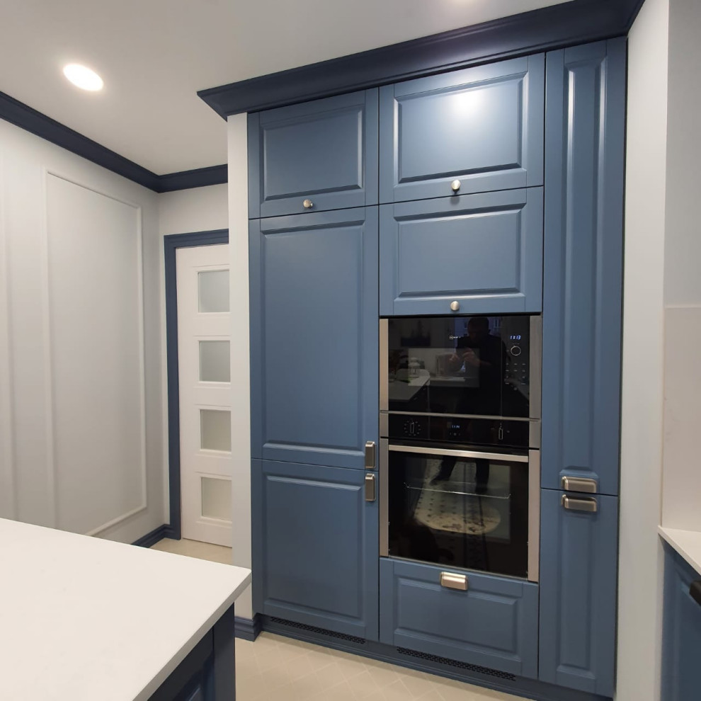 Соременная классика в серо-голубых тонах