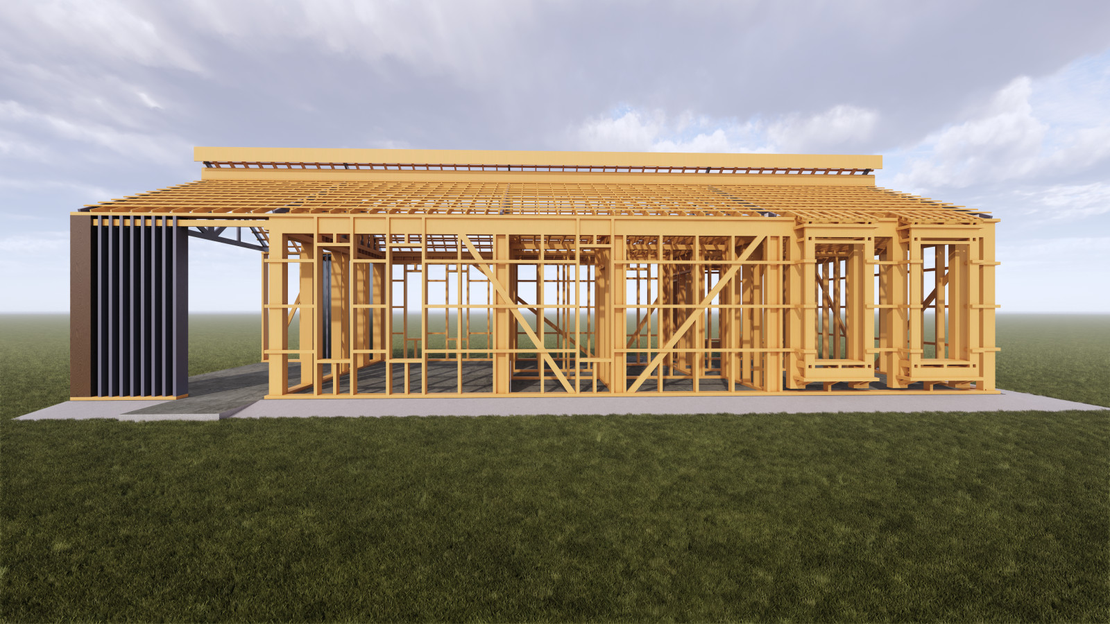 Проект каркасного жилого дома для заказчика из Норвегии