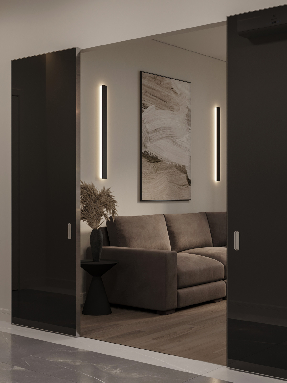 Современная квартира в Москве 78 м²