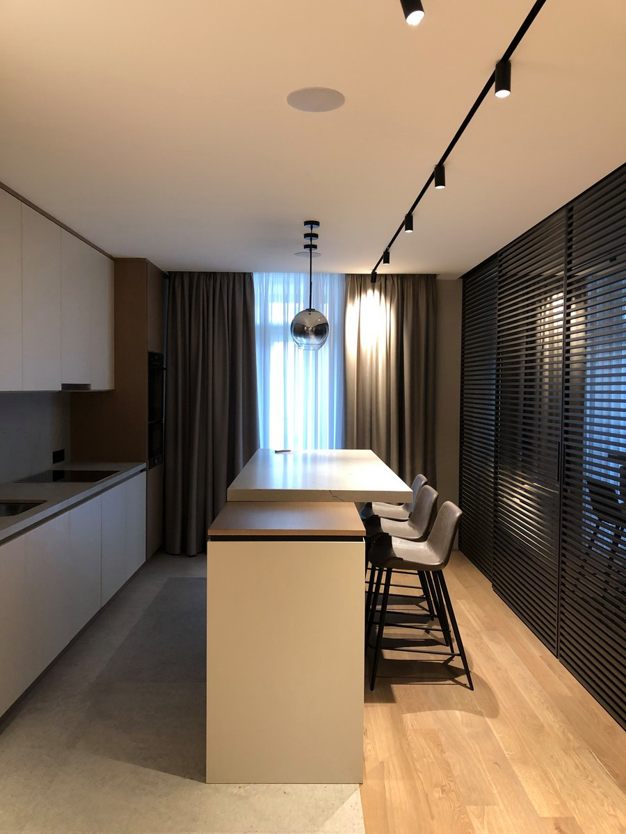 Интерьер квартиры 104 м² в ЖК «Дом у Невского»