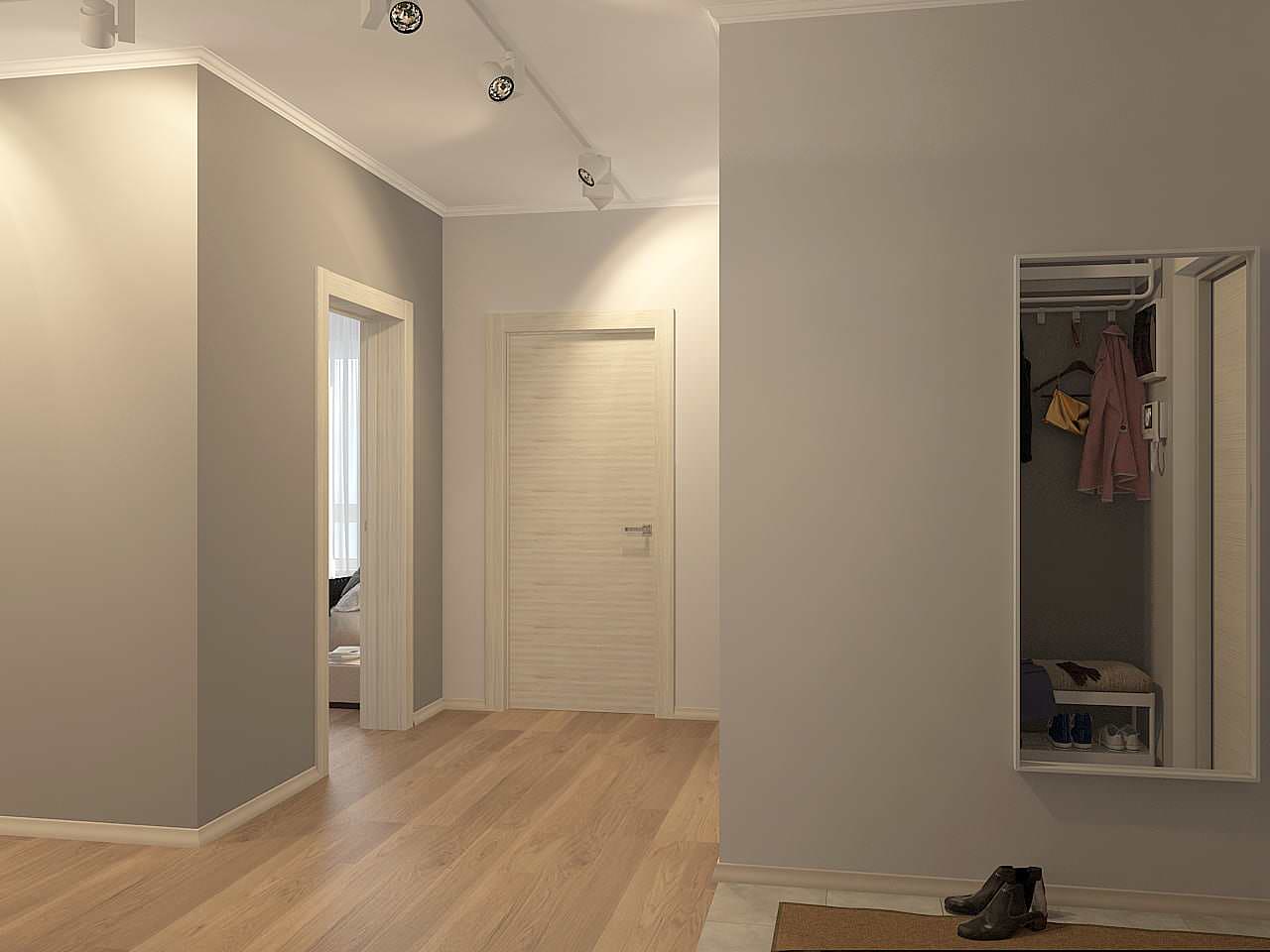 Двухкомнатная. Стены+мебель. Москва