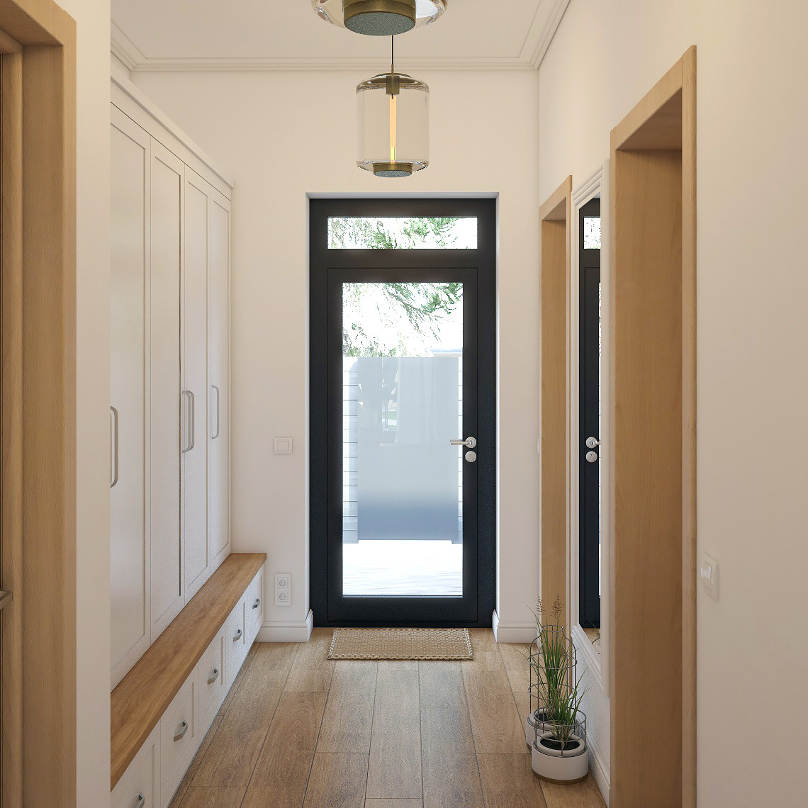 Гостиная и кухня современный минимализм