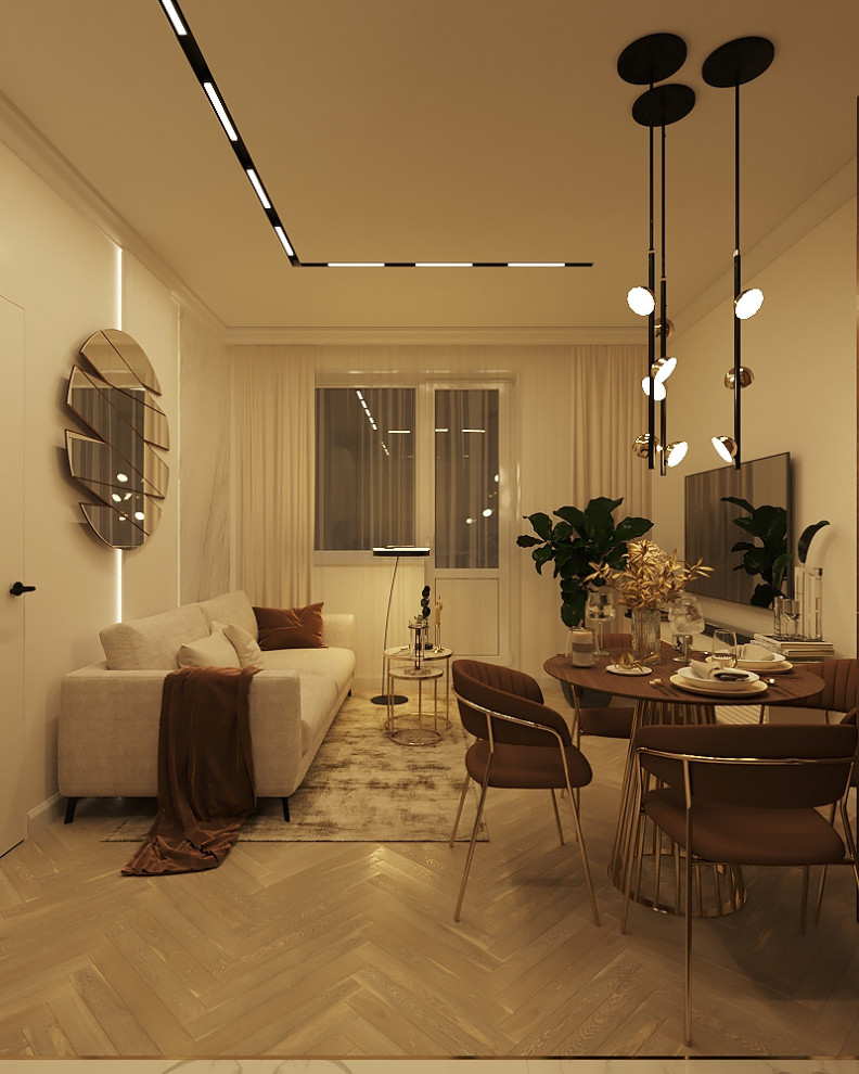 Кухня-гостиная в современном стиле