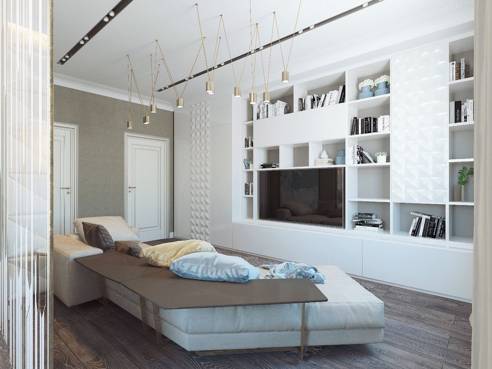 Приватная зона в частном интерьере 34,1 м2