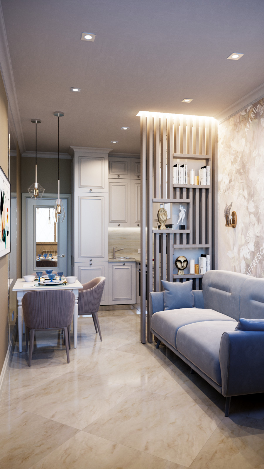 Роскошная квартира с видом на реку