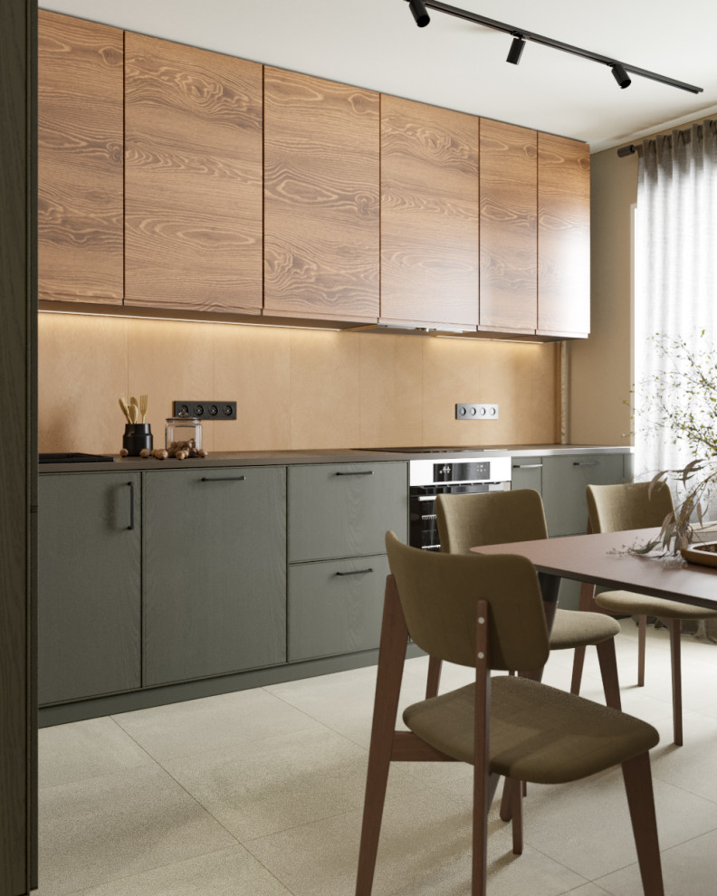 Проект двухкомнатной квартиры в Воронеже  Площадь: 75,2 м2.