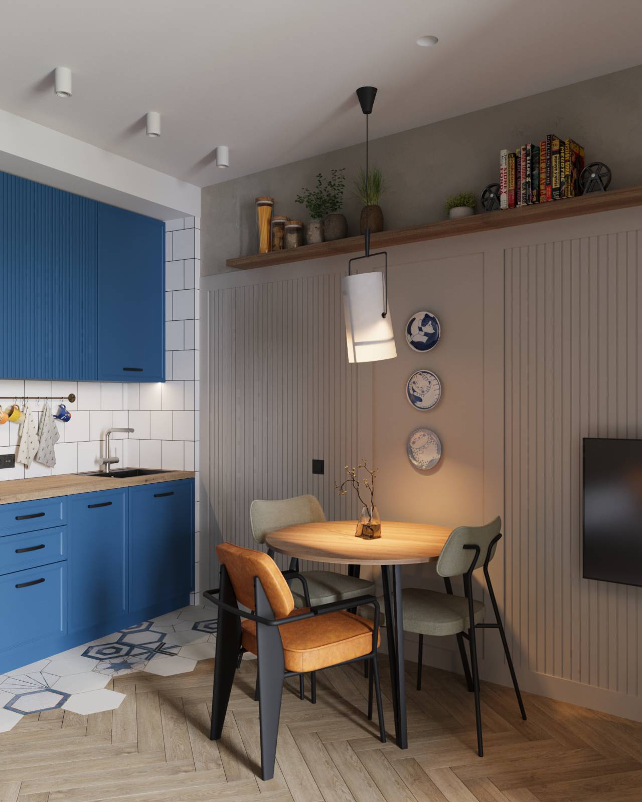 Проект квартиры для девушки 67 кв.м