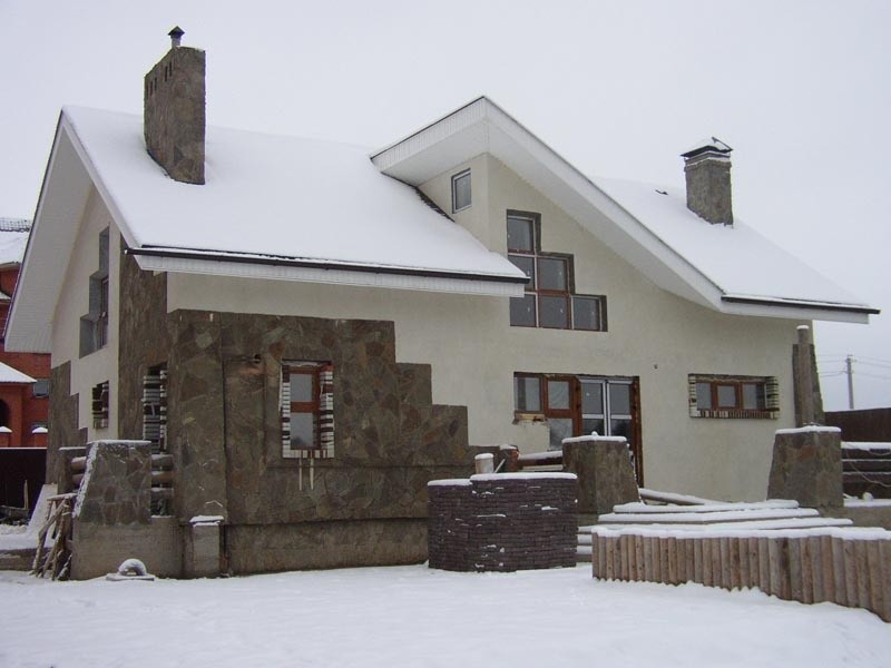 Фото+3D: Частный коттедж по индивидуальному проекту 4