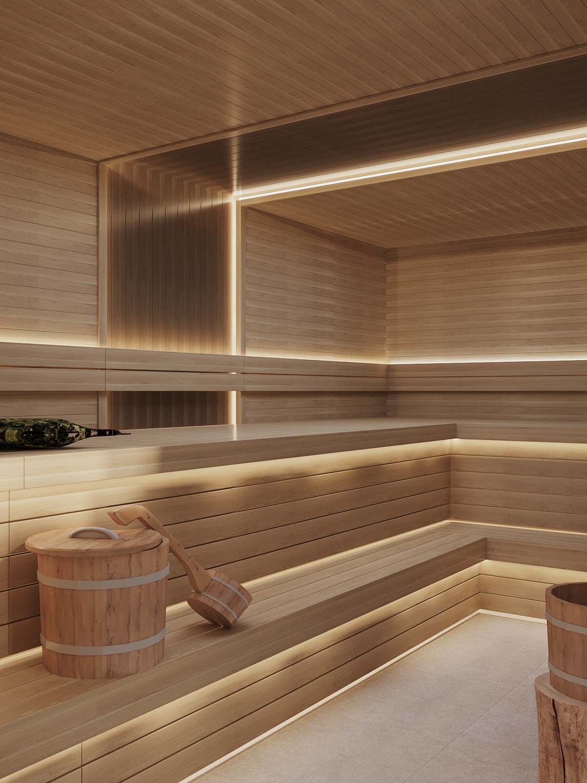 Комната отдыха в сауне