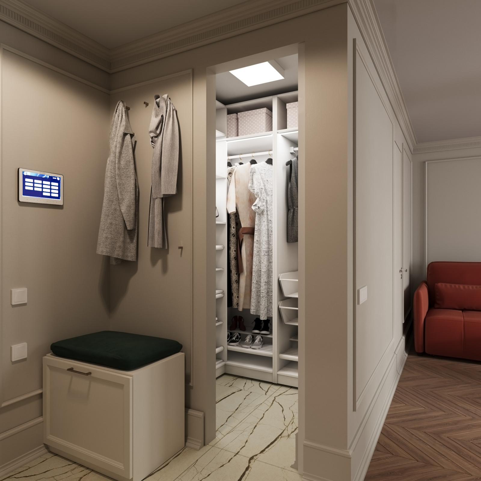 Трехкомнатная квартира в панельном доме