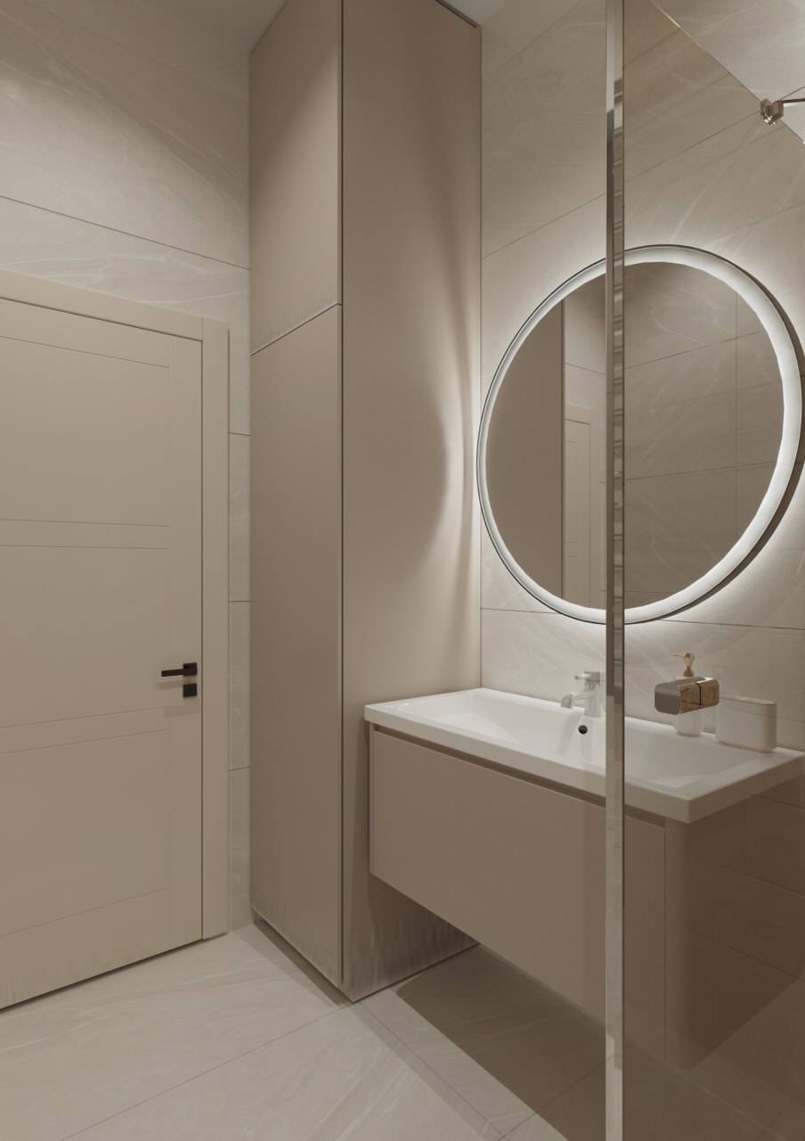 Apartment in a new house