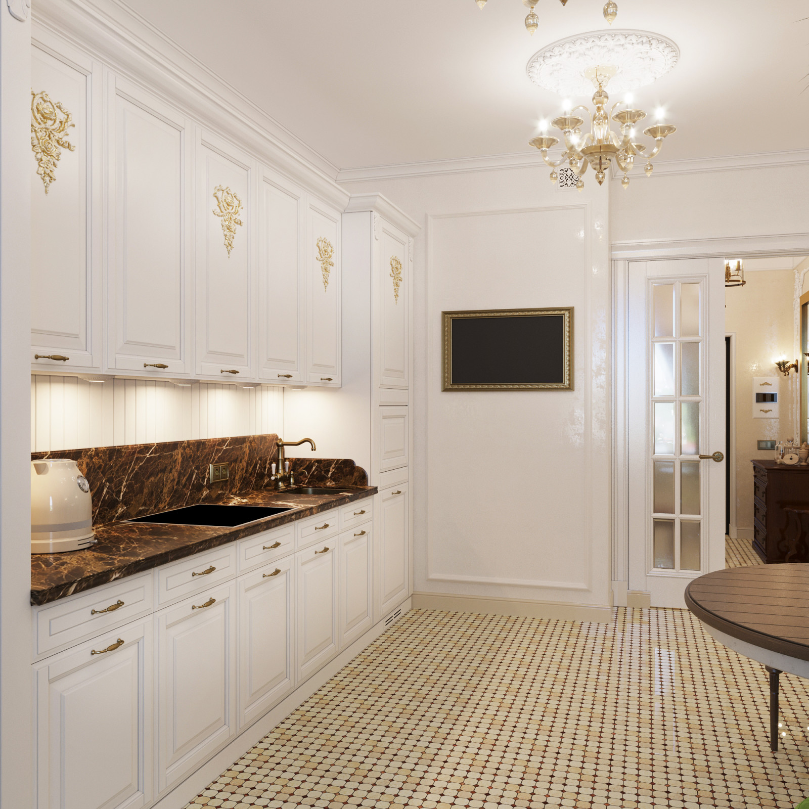 КВАРТИРА В КЛАССИЧЕСКОМ СТИЛЕ