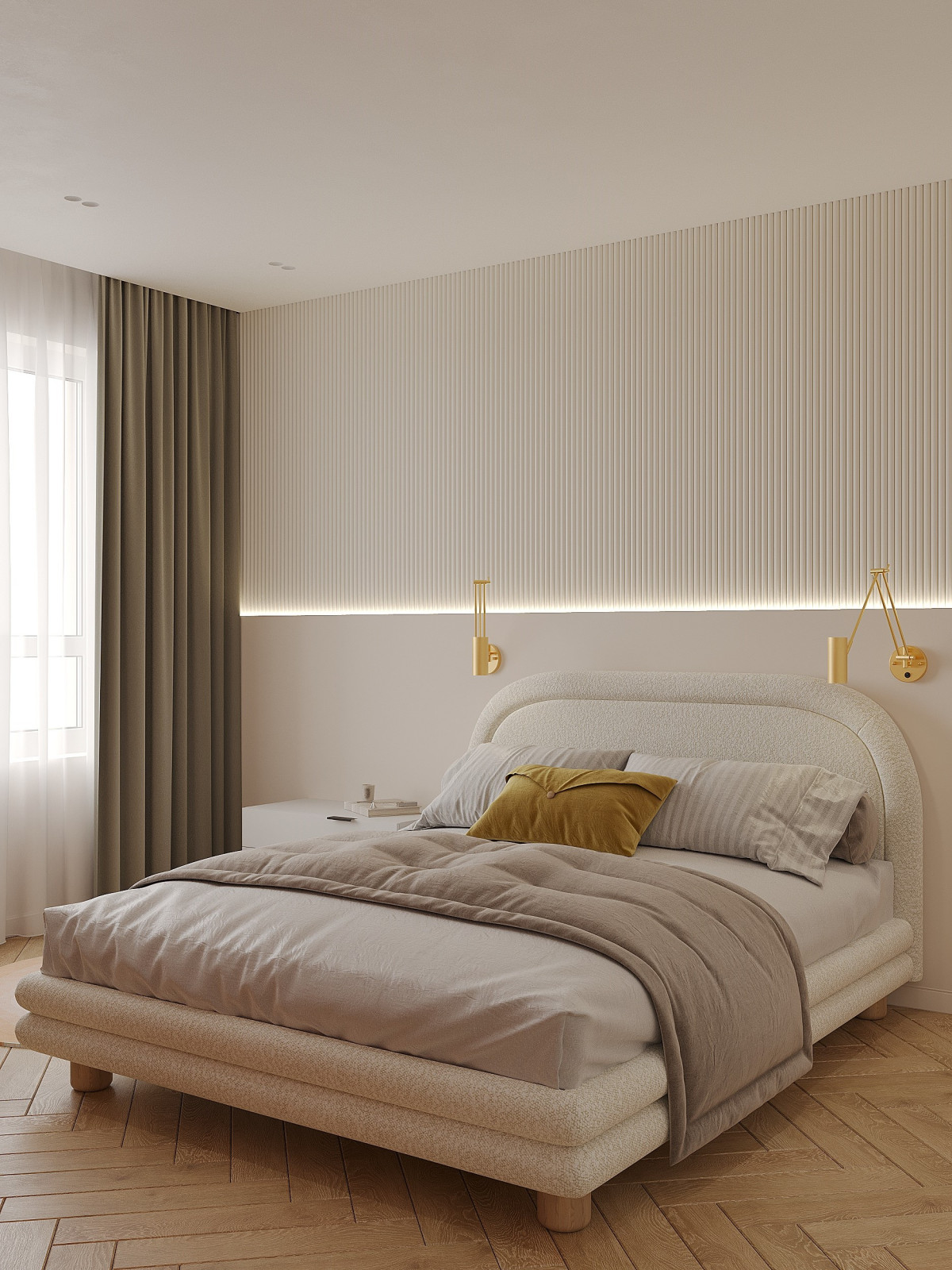 Дизайн 1-комнатной квартиры в ЖК Аквилон Leaves