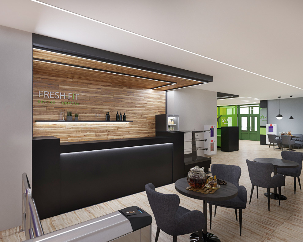 Обложка проекта: Входная группа фитнес-клуба X-FIT в Москве