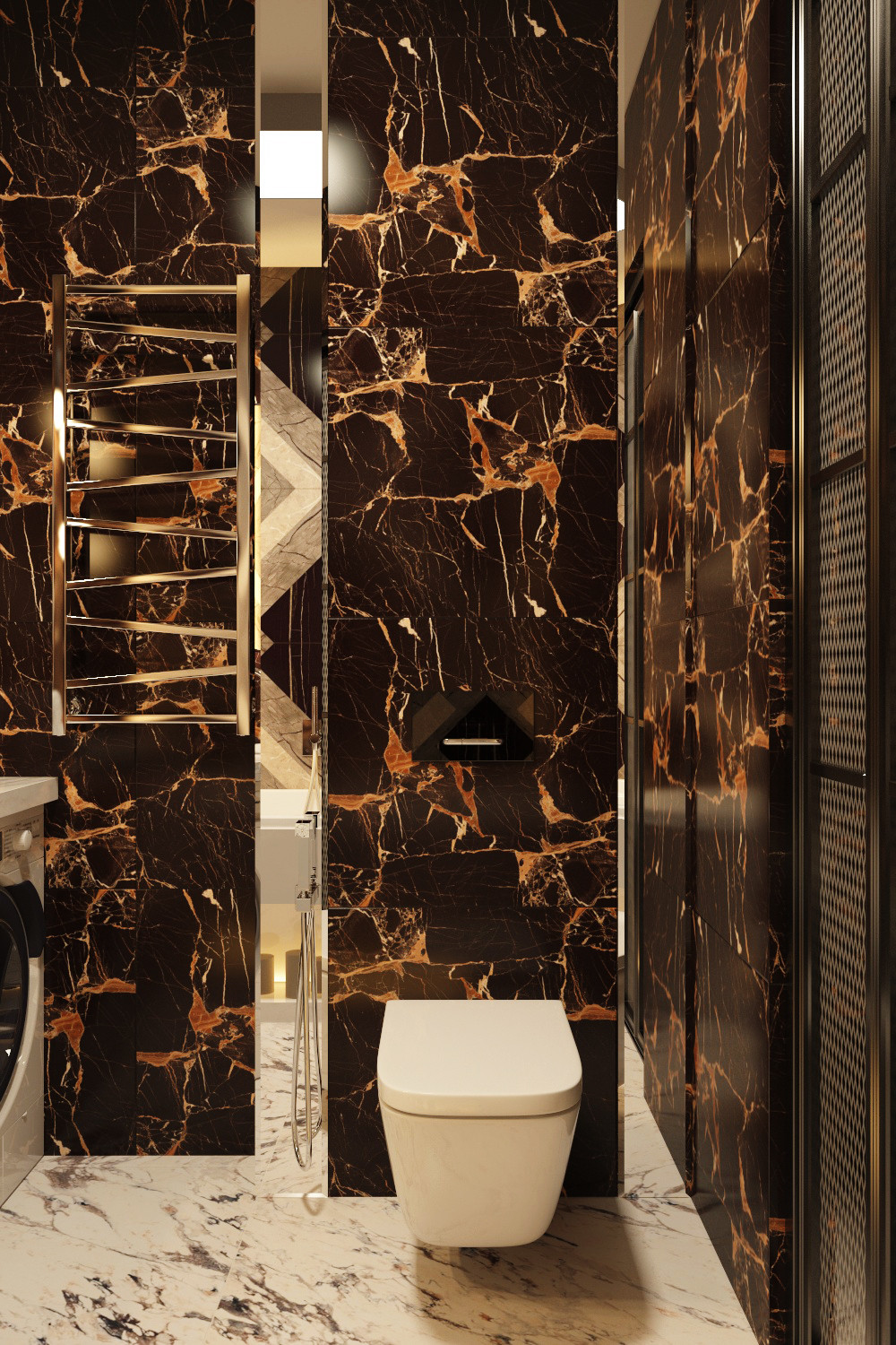 Дизайн интерьера в ЖК Фамилия. Ванная