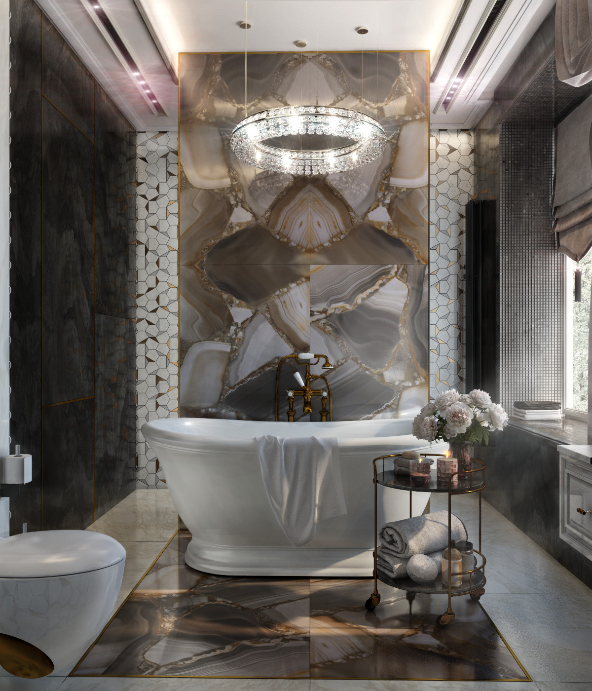 Ванна в стиле арт-деко