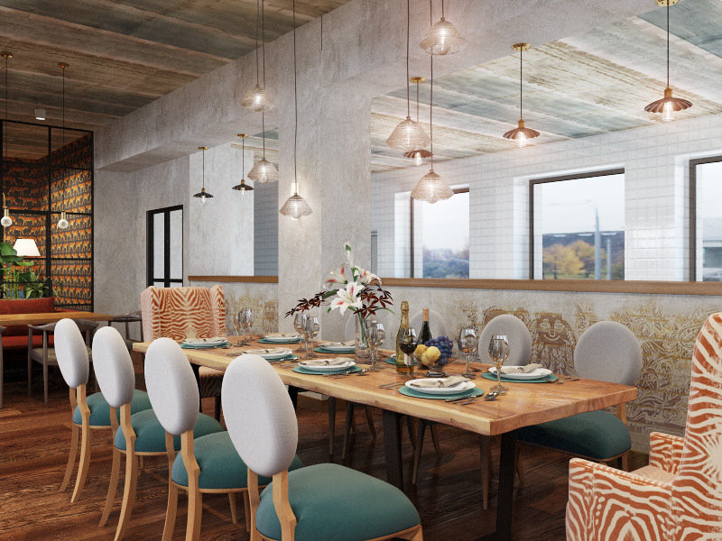 3D-концепт, ресторан "Марк и Лев"