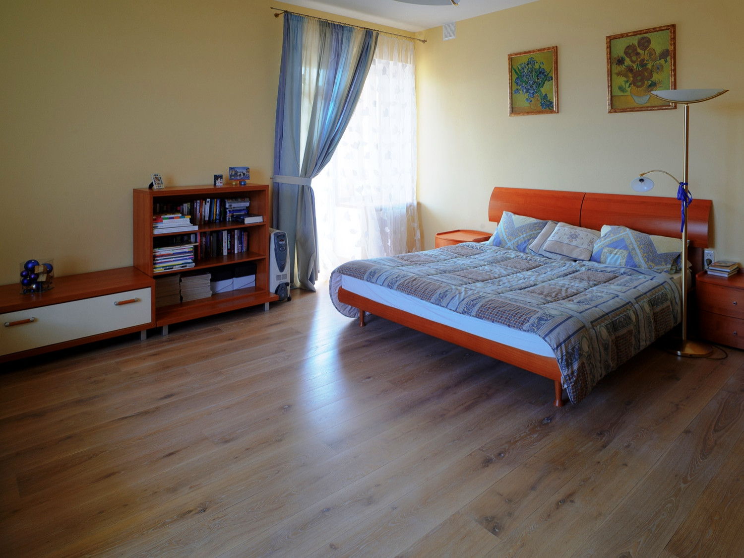 Паркетная доска из массива дуба Tantum Quercus в интерьере (квартира)