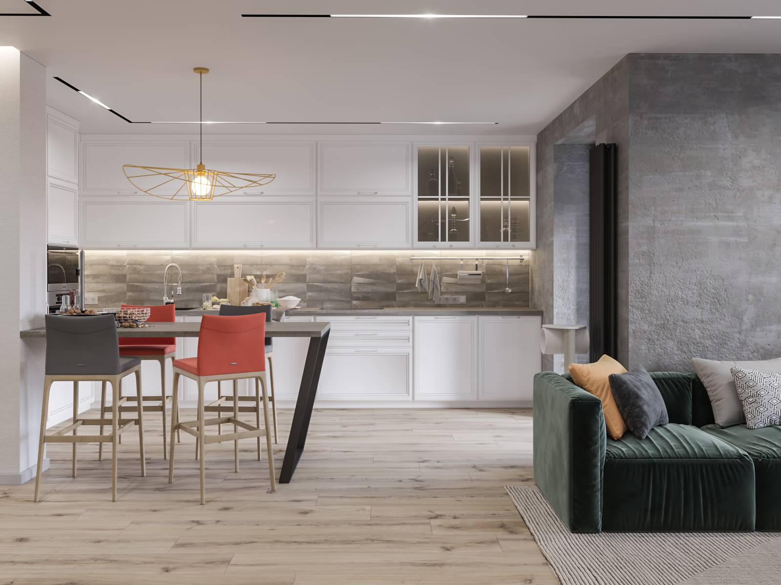 Квартира 100м2 _Grey style