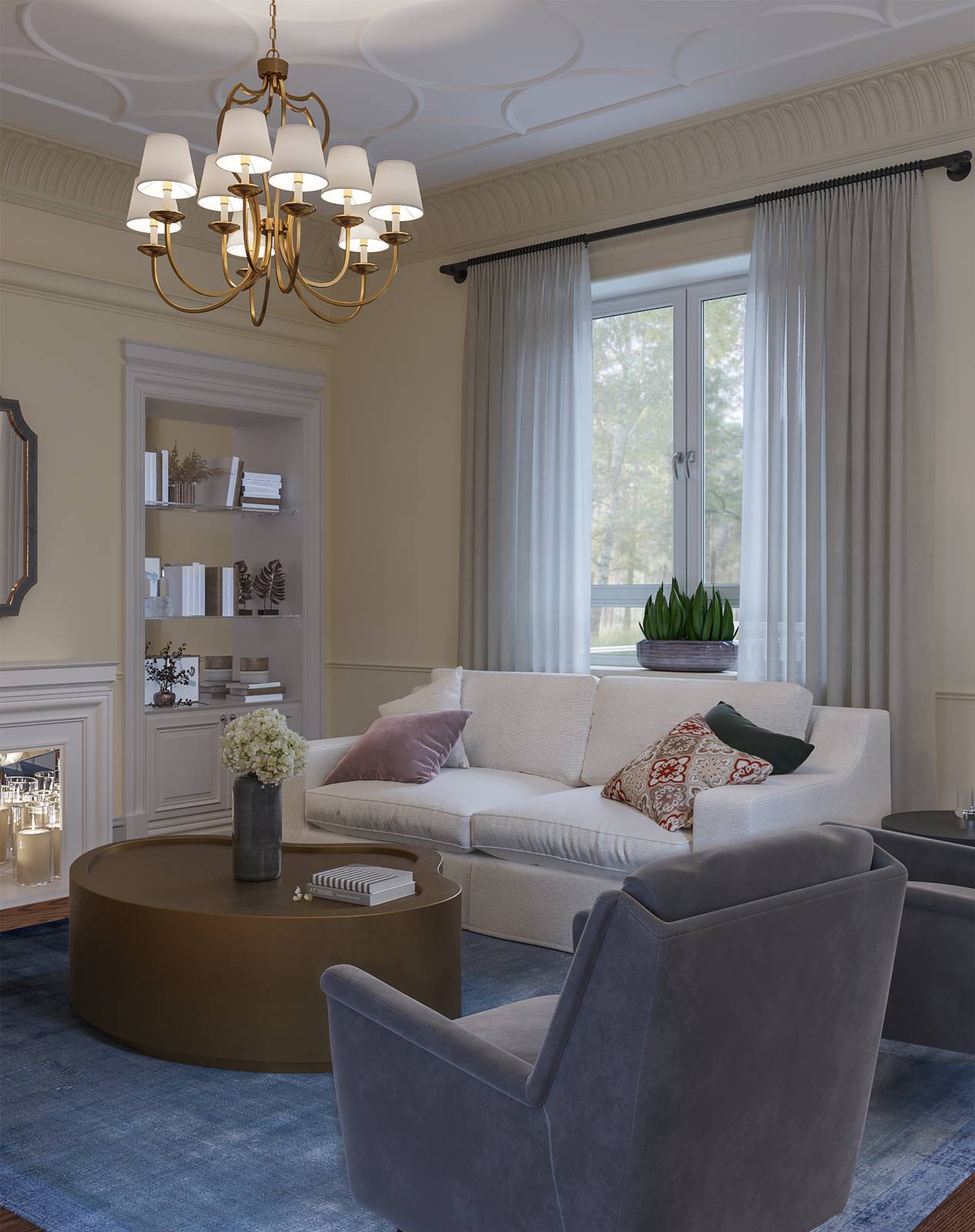 Обложка проекта: Дизайн проект частного дома в Красноярске (часть1)