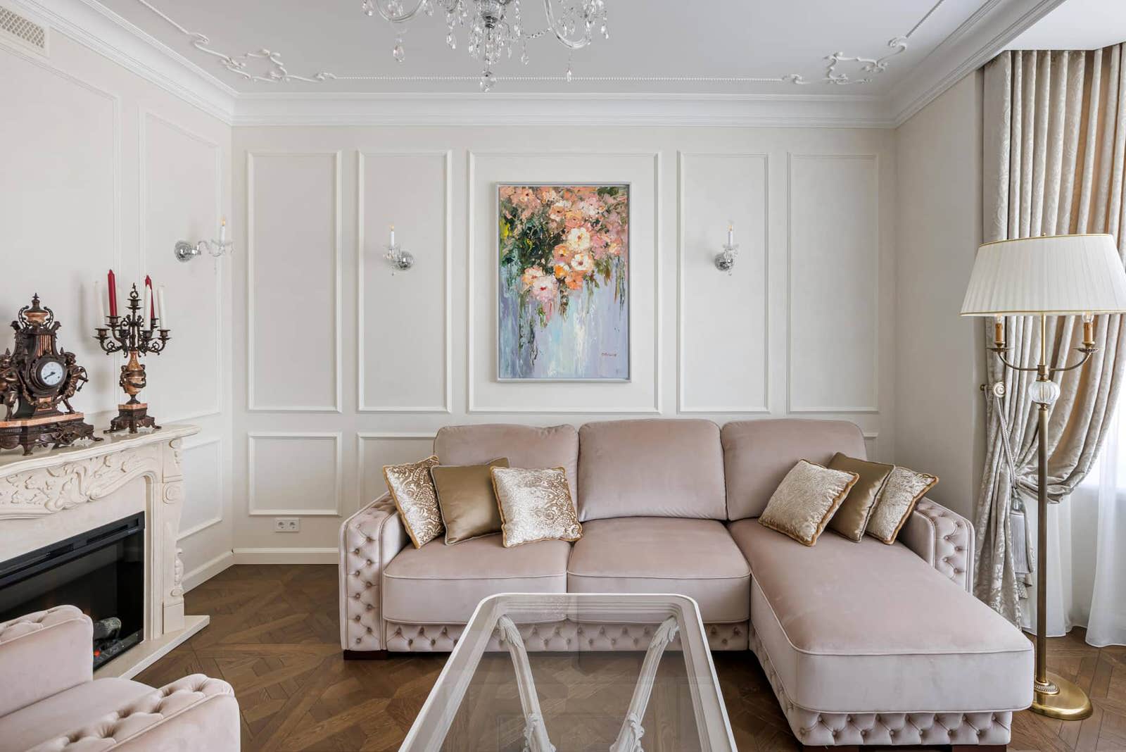 Дизайн и ремонт квартиры на 1ой Тверской-Ямской улице — Игра в классику