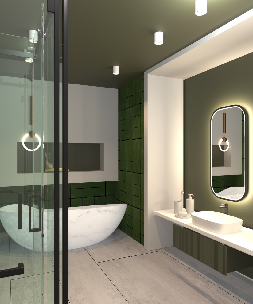 Обложка проекта: Интерьер ванной комнаты