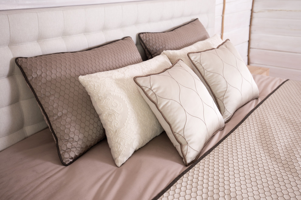 Деревянный дом: особенности текстильного оформления