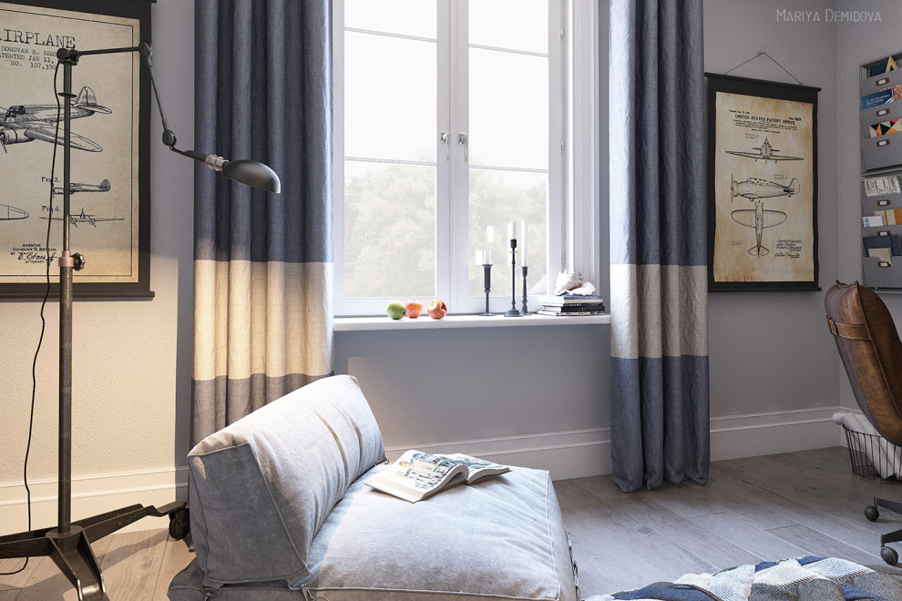 Спальня ребенка в стиле RH