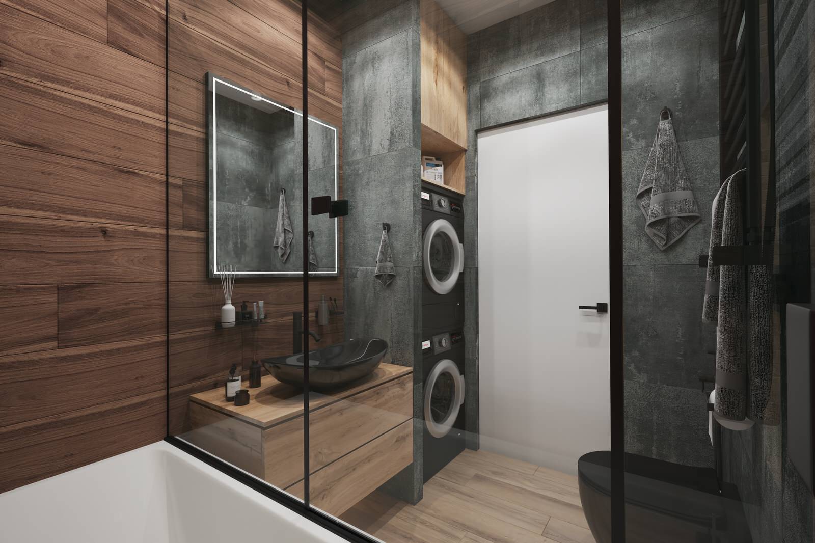 Квартира в стиле "лёгкий лофт". 70 кв.м.