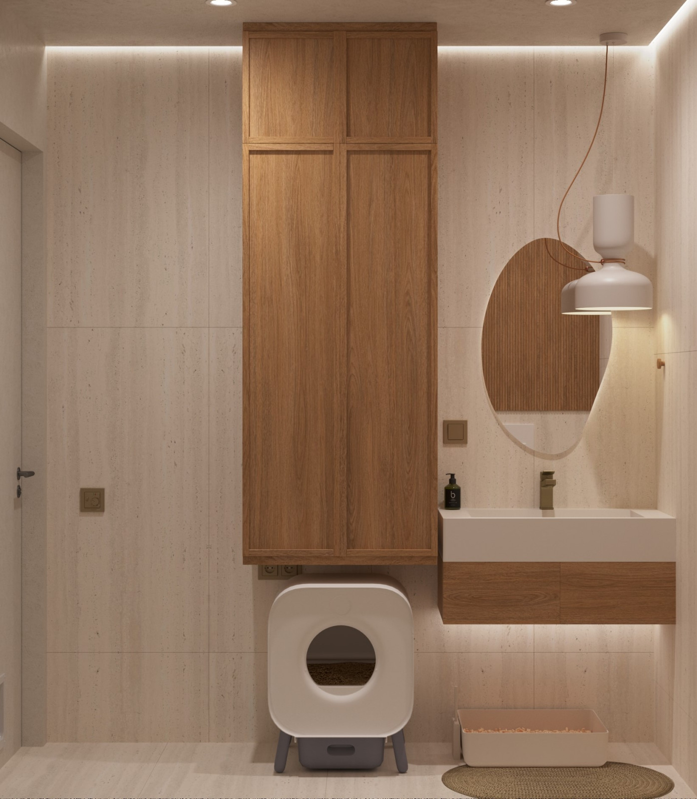 Проект квартиры в Москве, джапанди