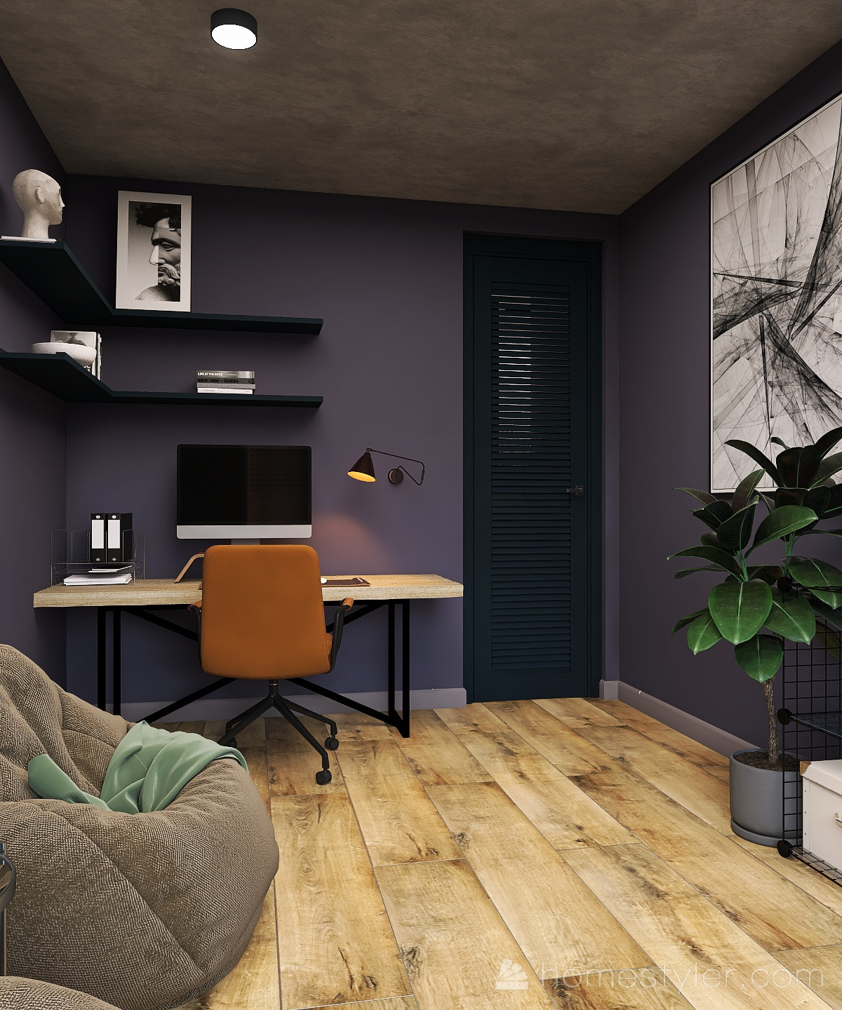 Трёхкомнатная квартира для холостяка