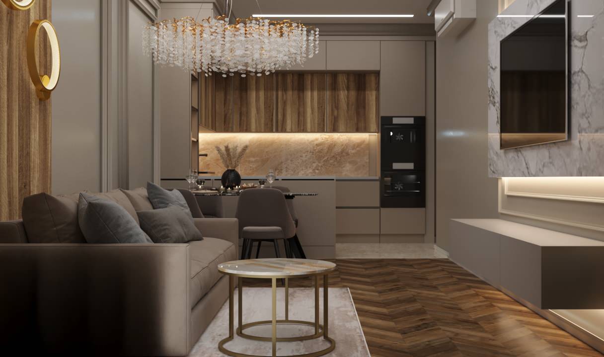 Кухня-гостинная