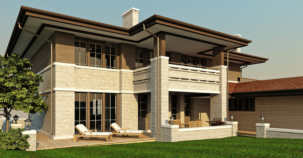 Дом в стиле Л.Райта