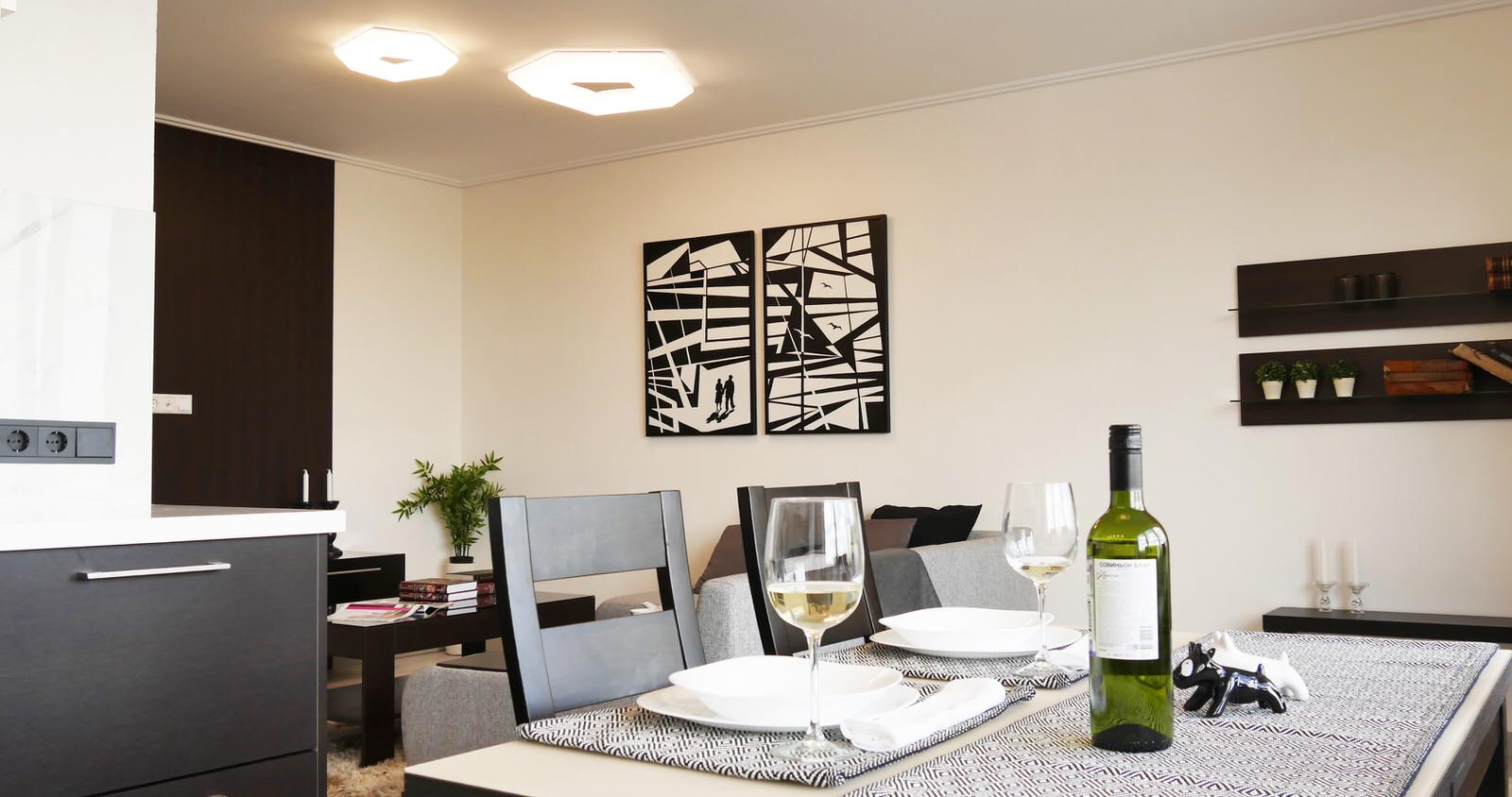 Квартира в современном стиле "Идущие вместе".