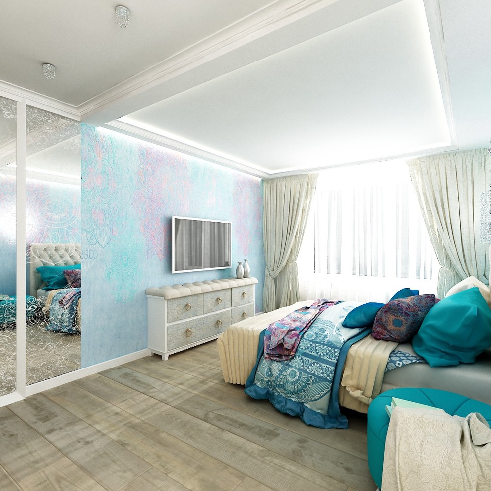 Спальня в стиле "Фьюжин"