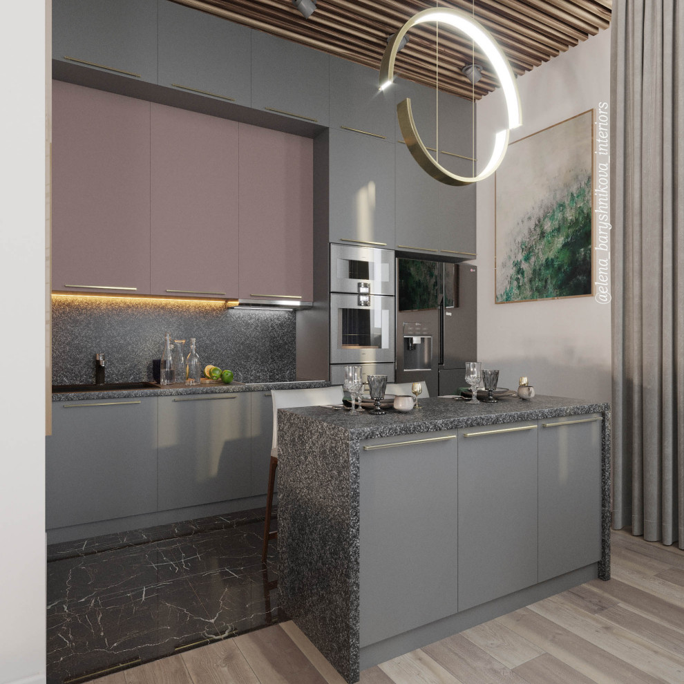 Дизайн проект квартиры 130м2 "Курорт в городе" (Resort in the City)