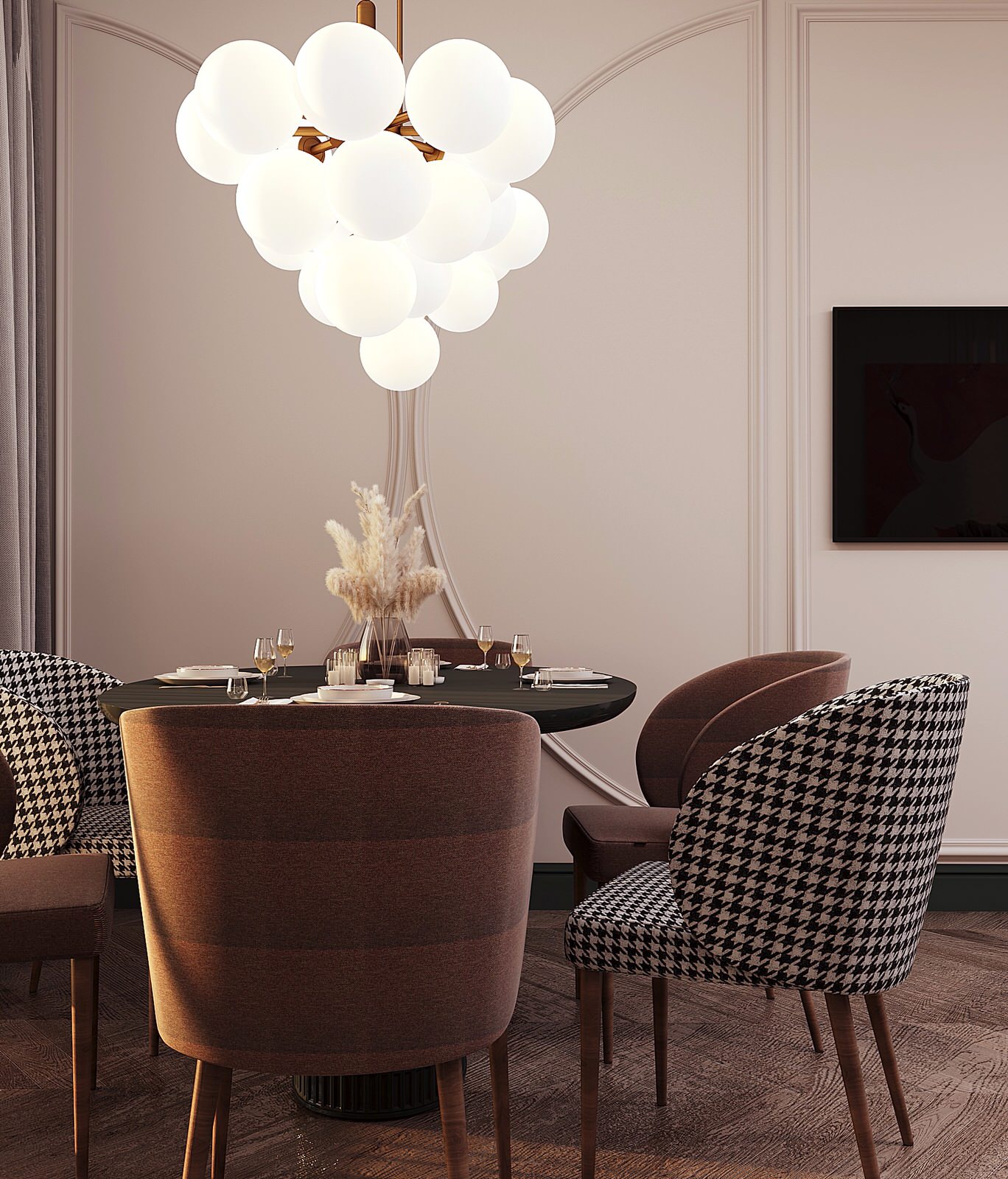 Яркие акценты.Квартира для большой семьи