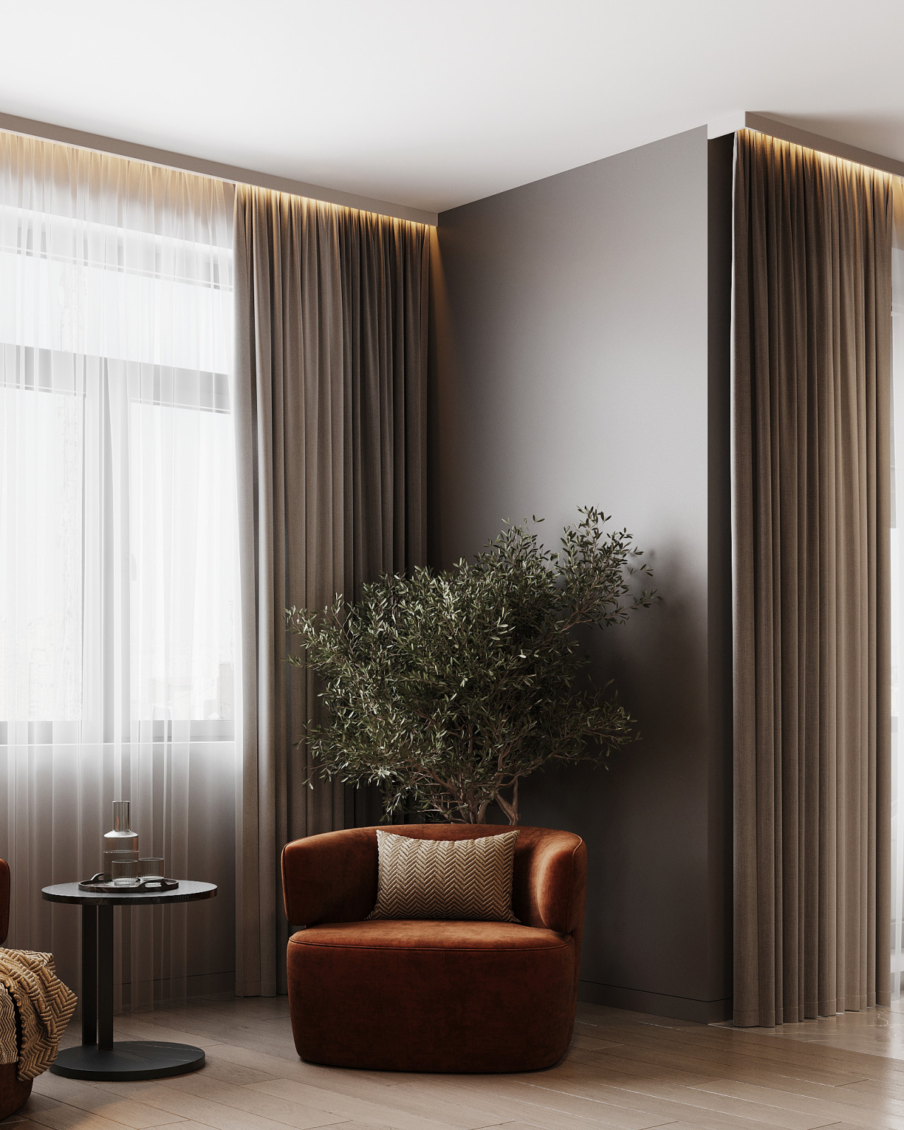 ЖК "Шуваловский" современный интерьер 216 кв.м