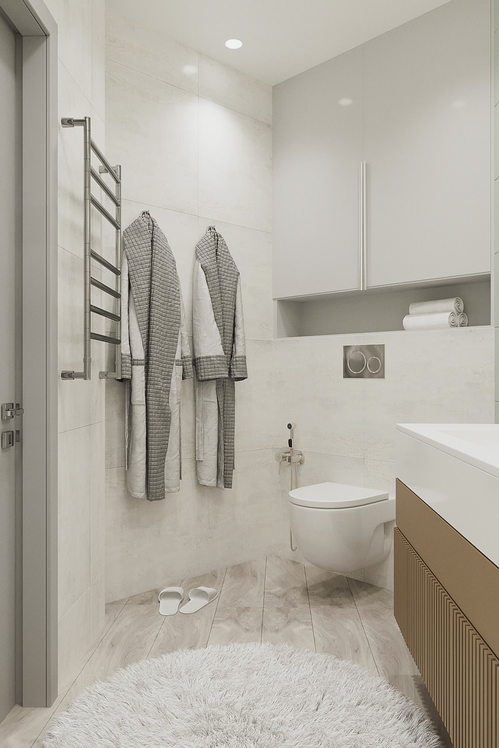 Ванная комната ассиметричная