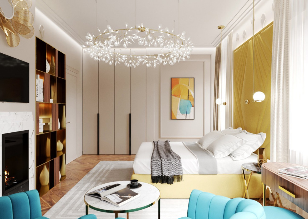 Обложка проекта: Изысканность загородного дома в смешанном стиле Ар Деко и Американской классики