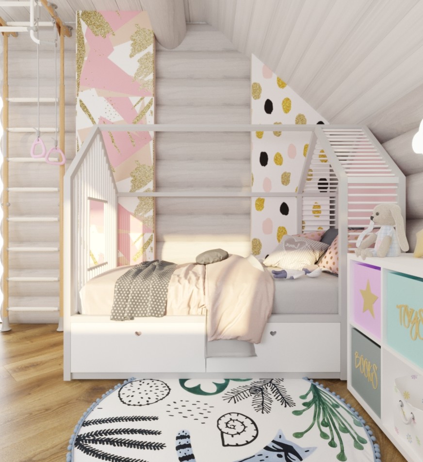 Обложка проекта: Детская комната в загородном доме