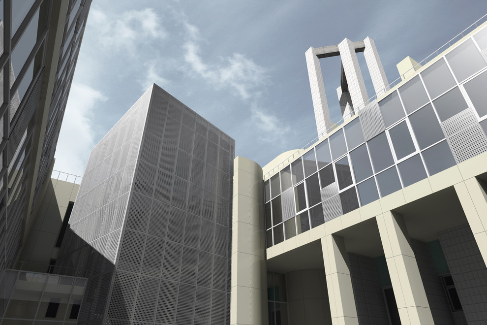 Внутренний двор театра "Самарт" в Самаре