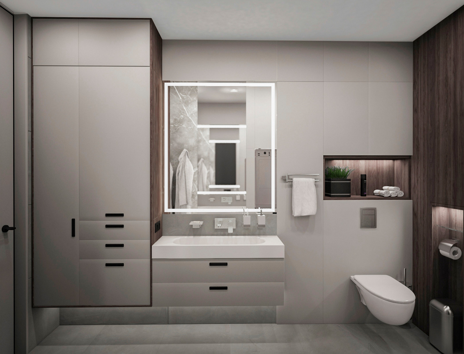 Обложка проекта: Санузел в проекте "Алена"