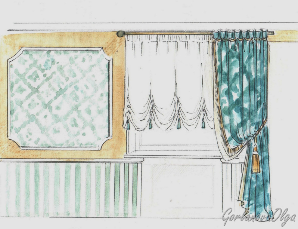 Квартира в классическом стиле.