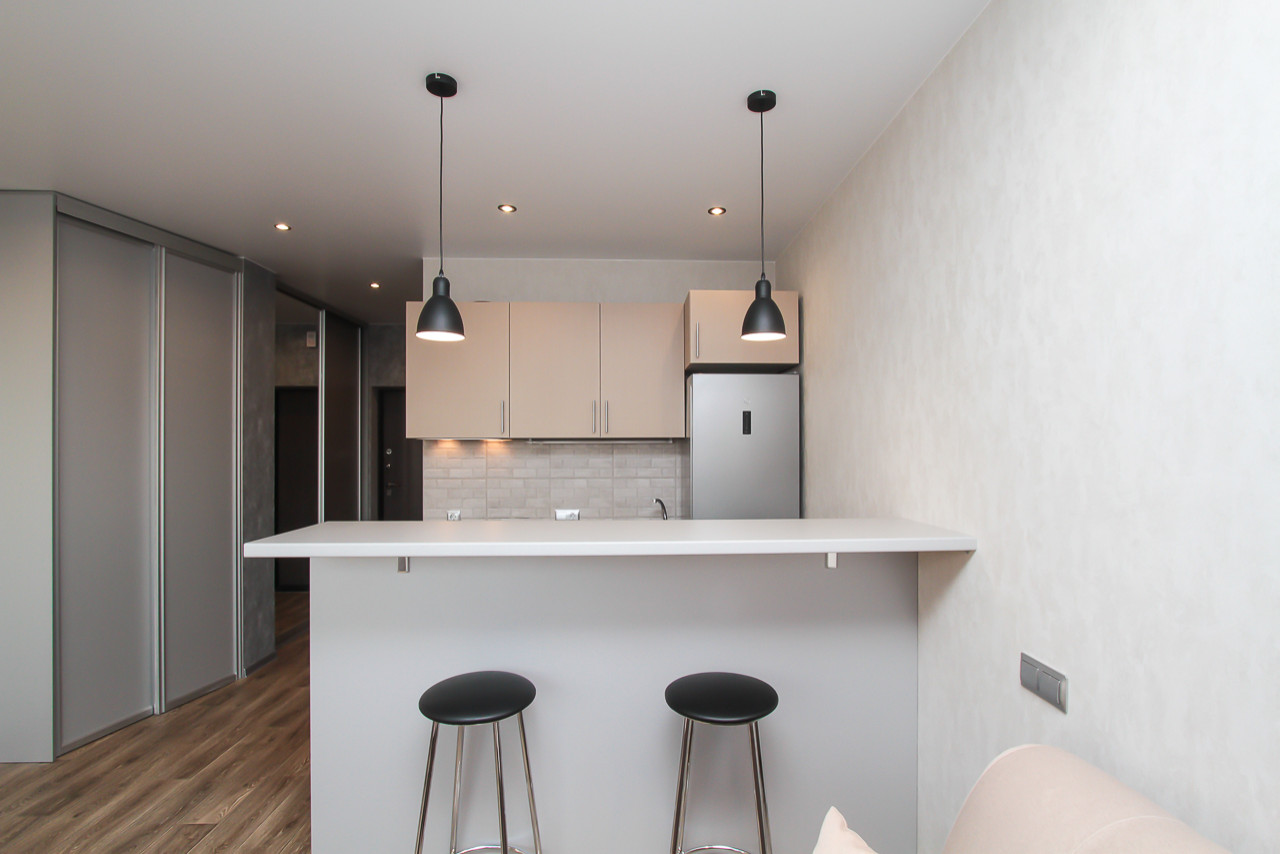 Квартира для студента с элементами лофта 26,5 кв.м.