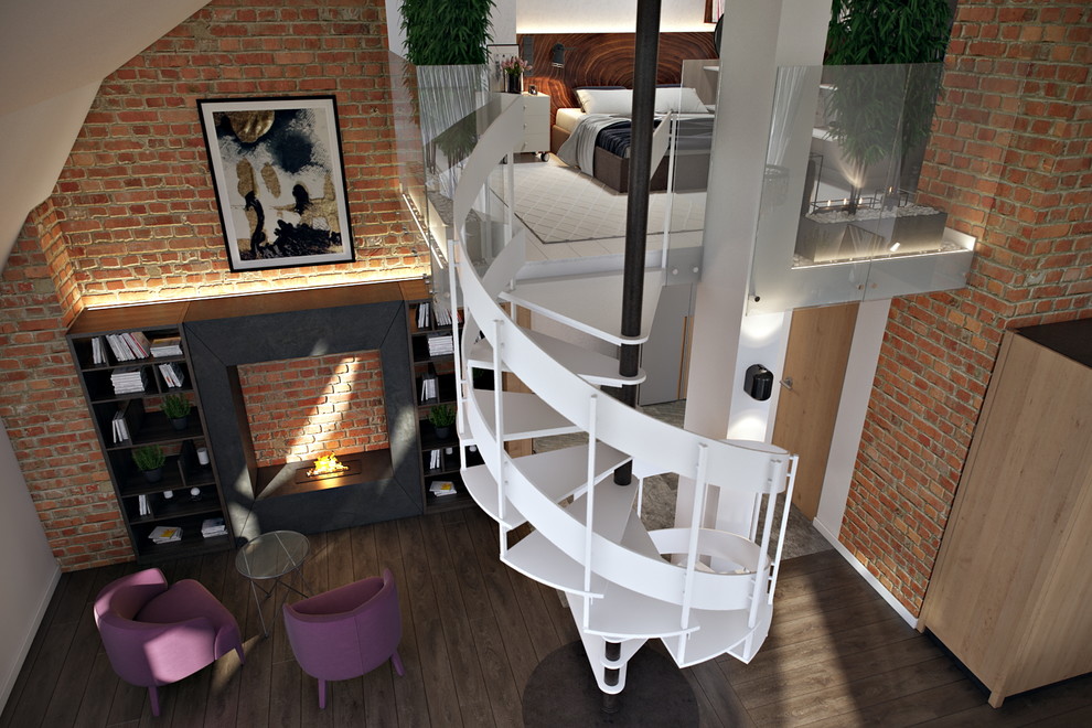 Зеленый лофт, 105 м2