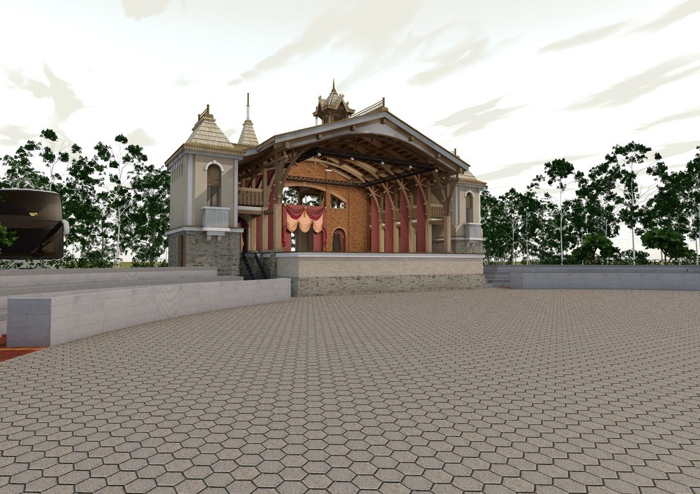 Проект Реконструкции ЦПКиОПроект Реконструкции ЦПКиО. Сцена-театр 2017-2018